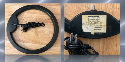 Vintage model 9317 - model, degaussing